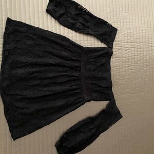 For Love and Lemons Black Lace Dress, size M